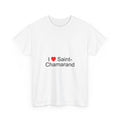 T-shirt I love Saint-Chamarand