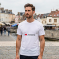 T-shirt I Love Amiens - cadeau souvenir Somme