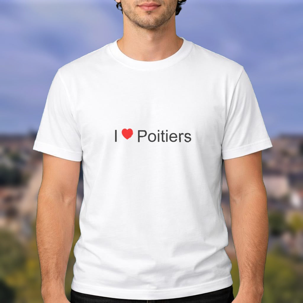 T-shirt I Love Poitiers