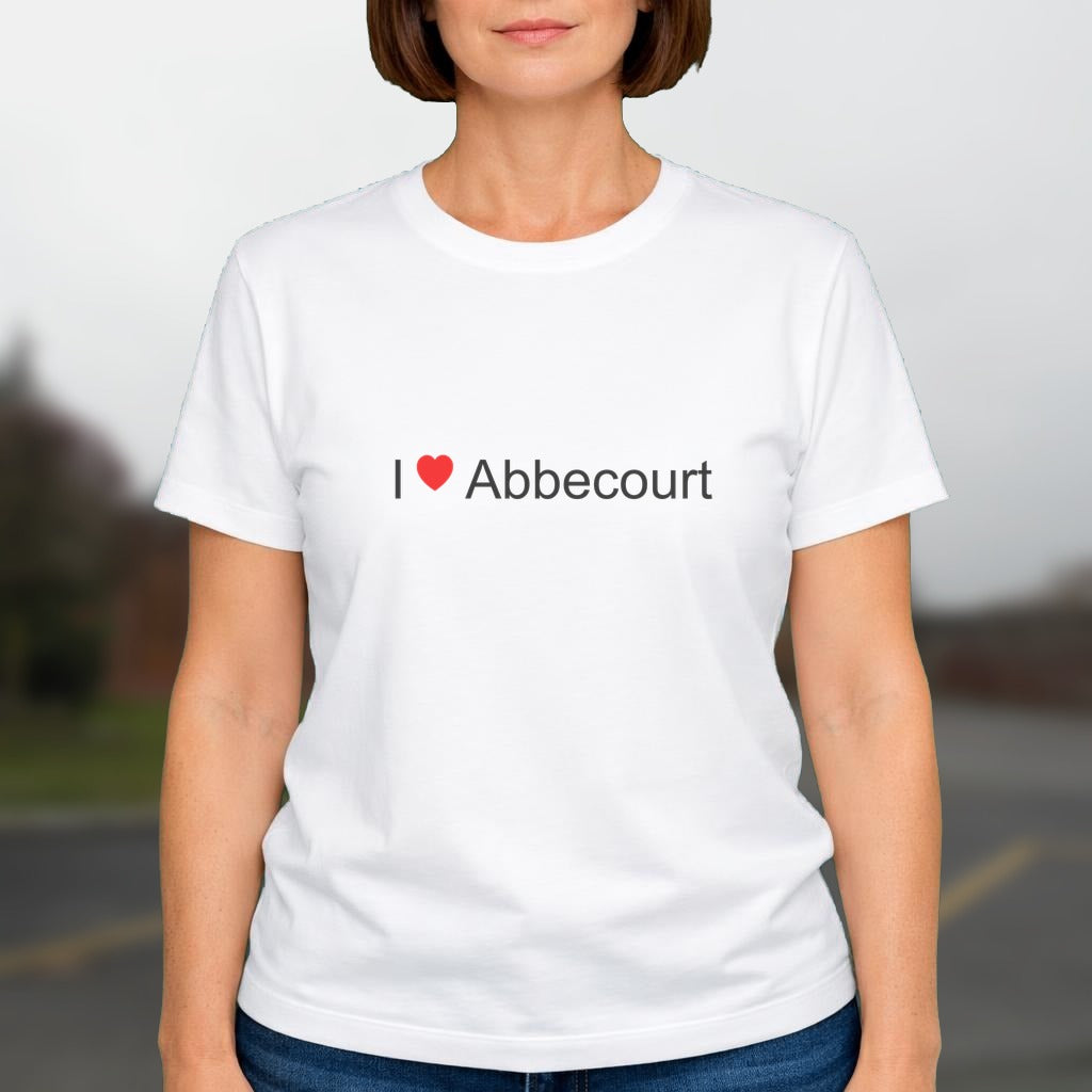 T-shirt I love Abbecourt