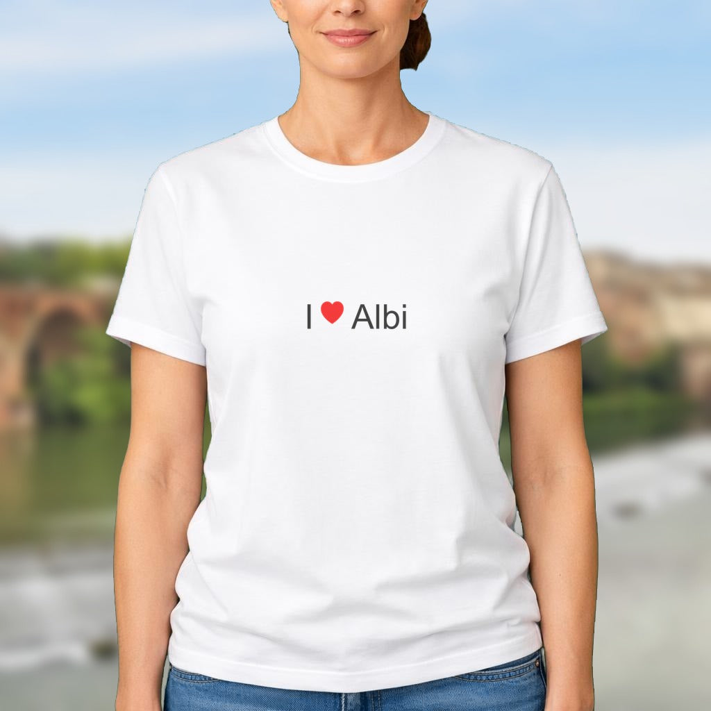 T-shirt I love Albi