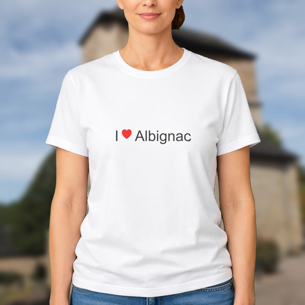 T-shirt I love Albignac