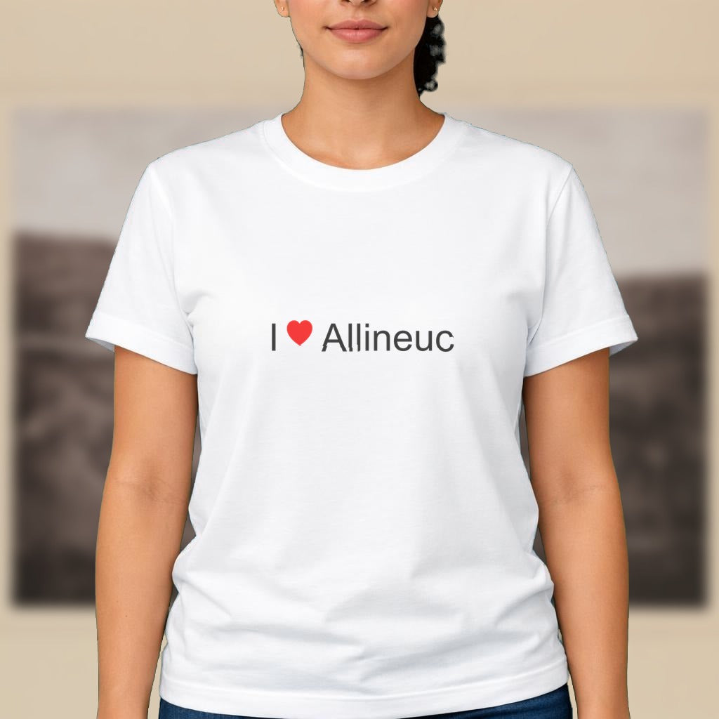 T-shirt I love Allineuc