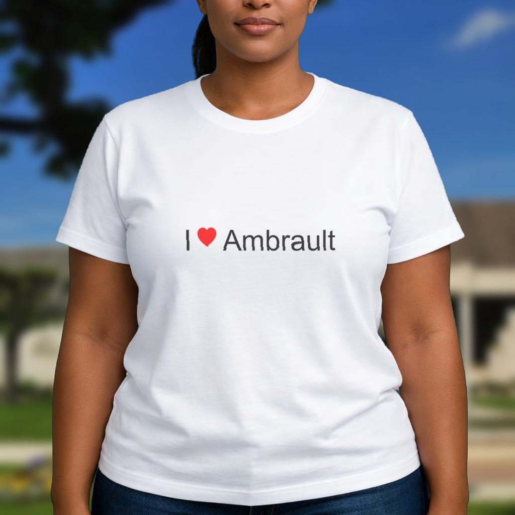 T-shirt I love Ambrault
