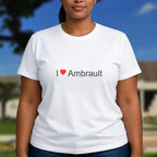 T-shirt I love Ambrault