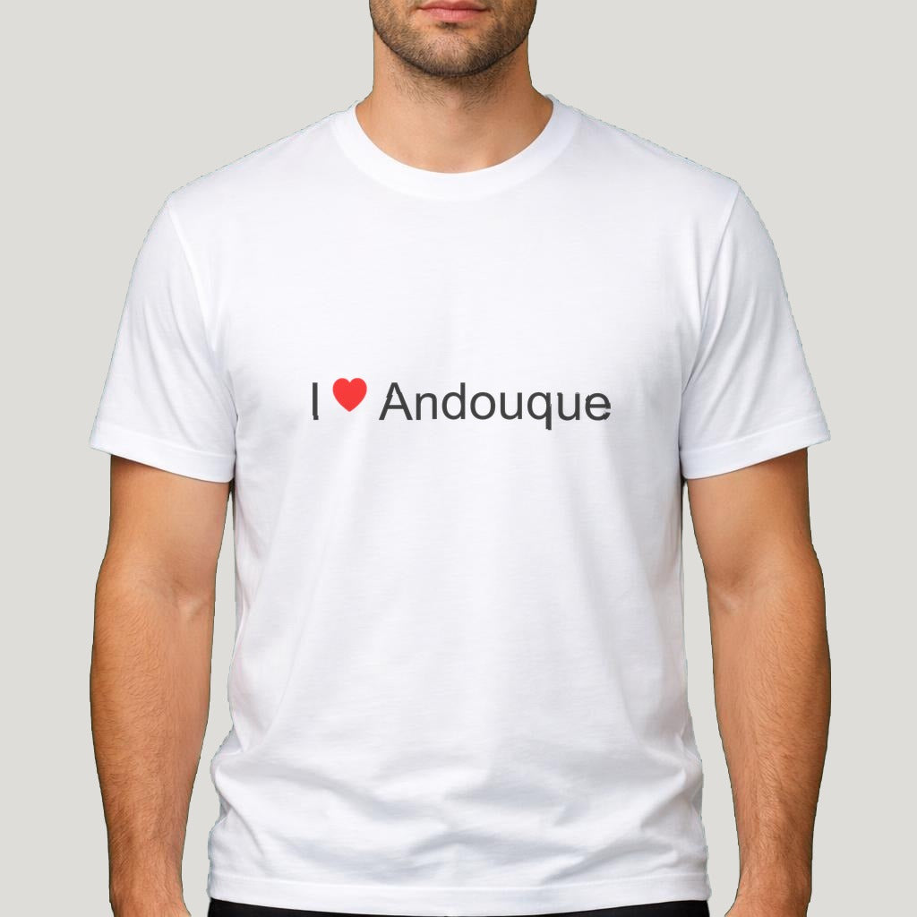 T-shirt I love Andouque