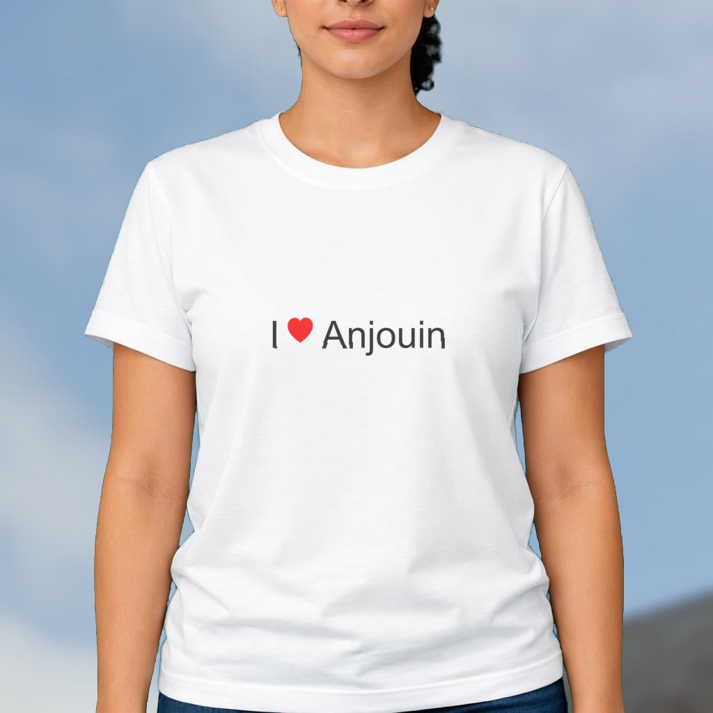 T-shirt I love Anjouin