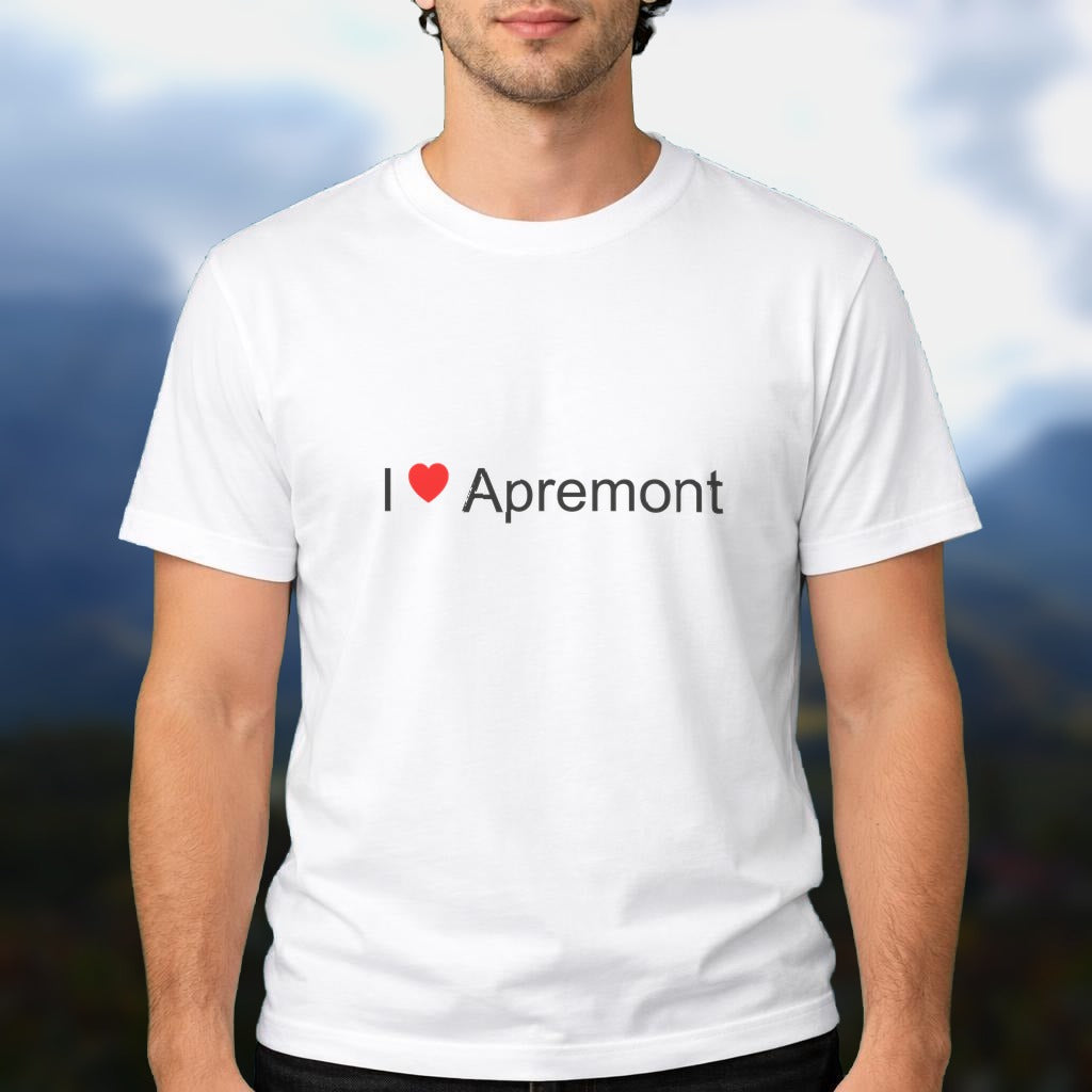 T-shirt I love Apremont (73)