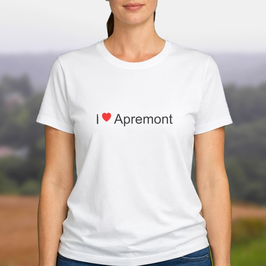 T-shirt I love Apremont