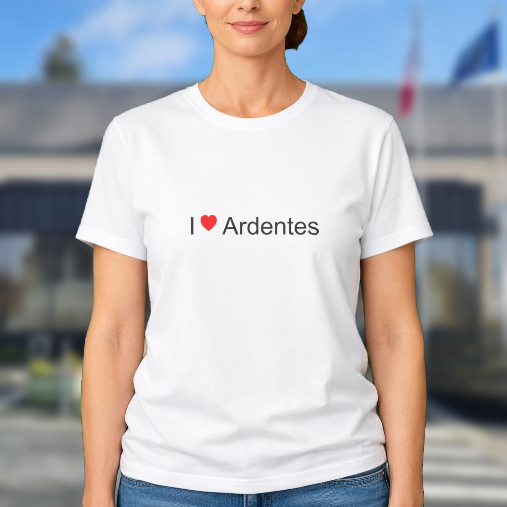 T-shirt I love Ardentes