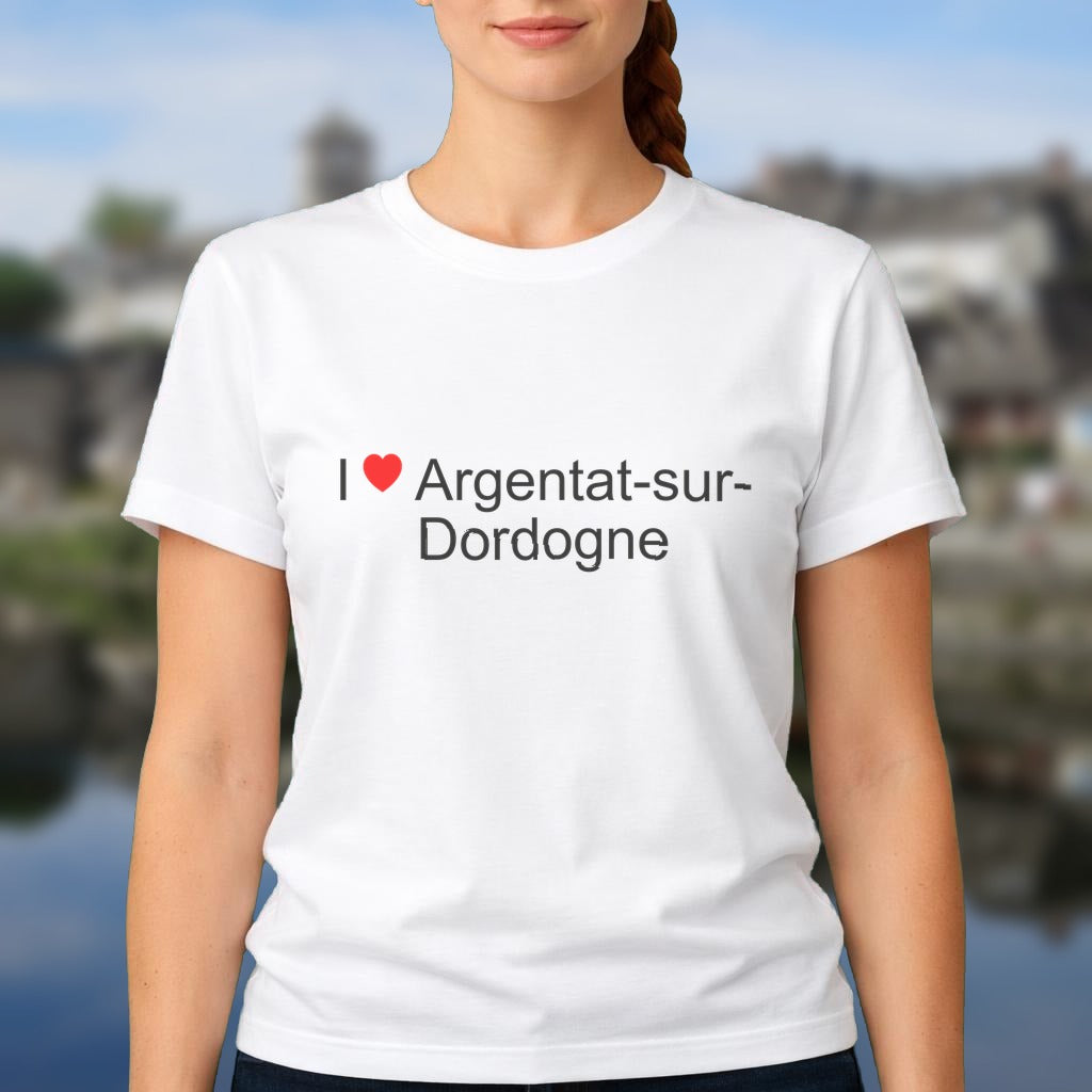 T-shirt I love Argentat-sur-Dordogne