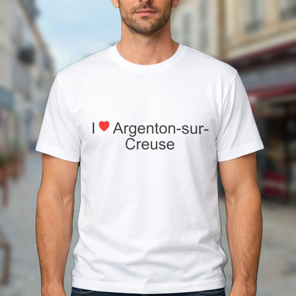 T-shirt I love Argenton-sur-Creuse