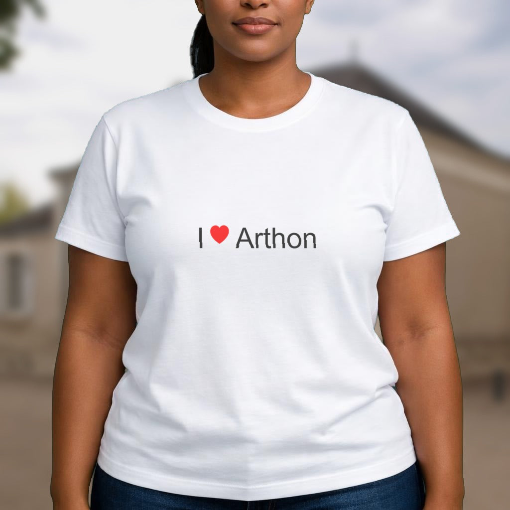 T-shirt I love Arthon
