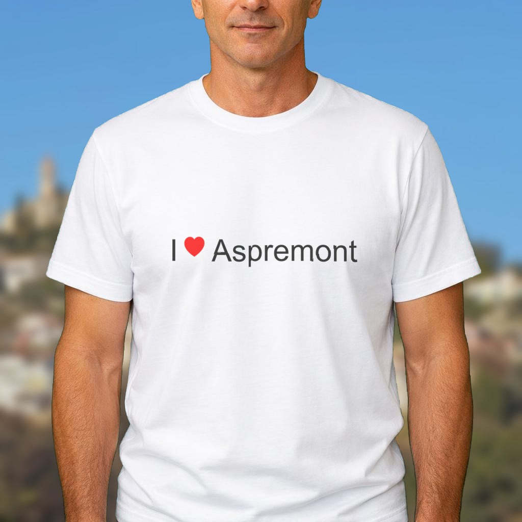 T-shirt I love Aspremont