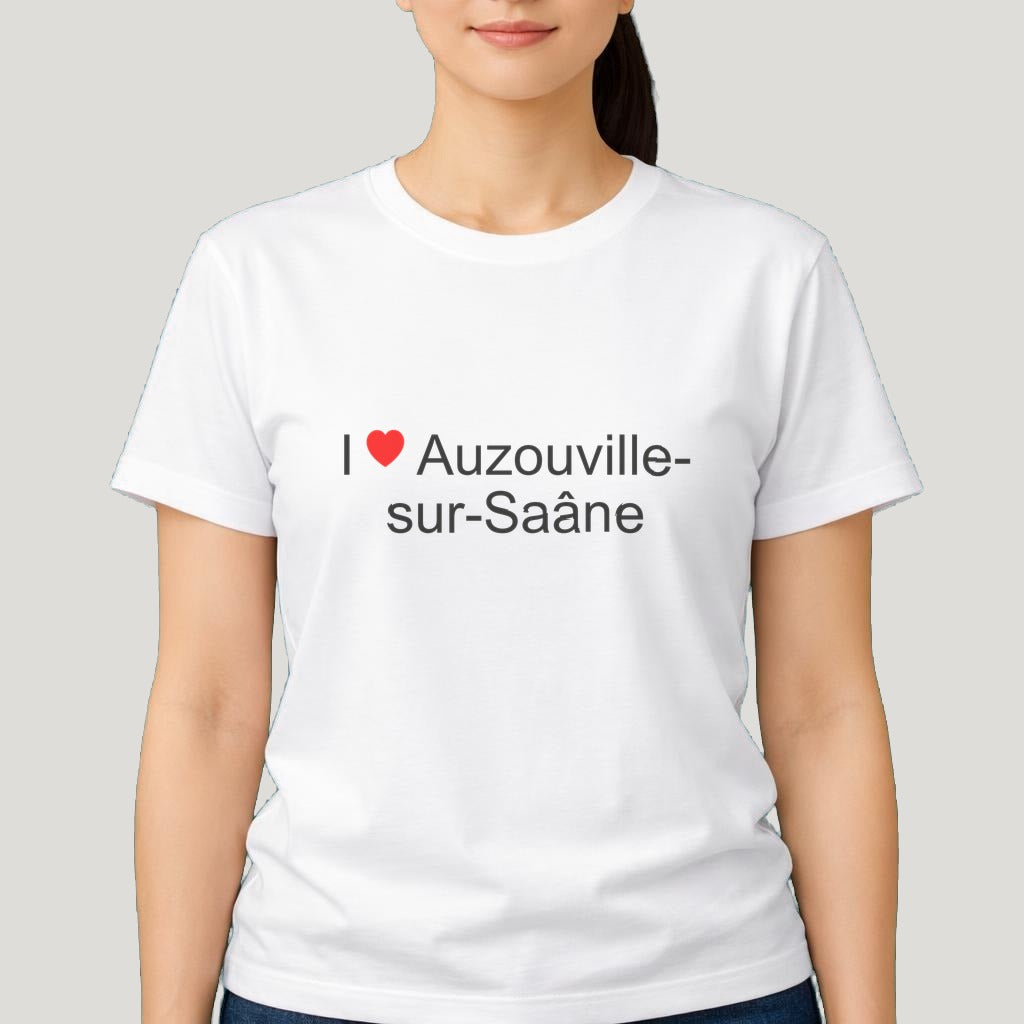 T-shirt I love Auzouville-sur-Saâne