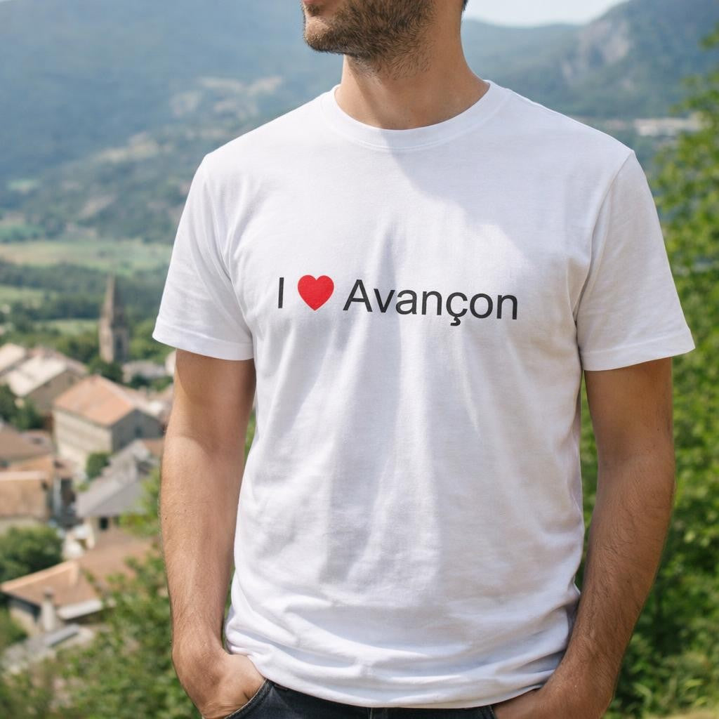 T-shirt I love Avançon (05)