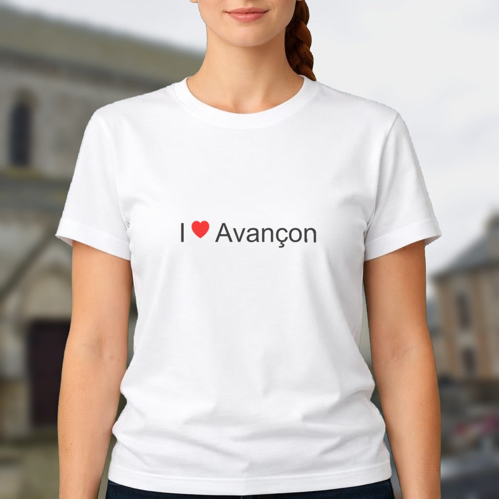 T-shirt I love Avançon (08)