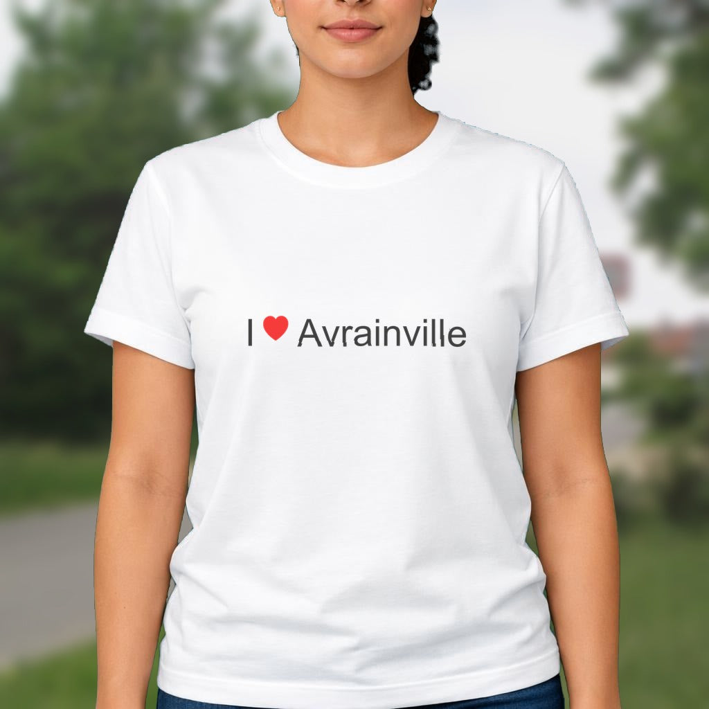 T-shirt I love Avrainville (54)