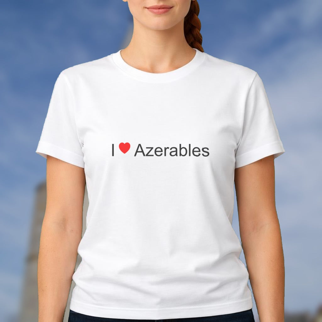 T-shirt I love Azerables