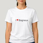 T-shirt I love Bagneux porté