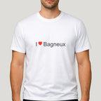T-shirt I love Bagneux porté