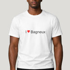 T-shirt I love Bagneux porté