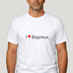 T-shirt I love Bagneux porté