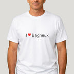 T-shirt I love Bagneux porté