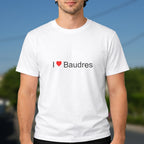 T-shirt I love Baudres