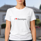 T-shirt I love Bazaiges