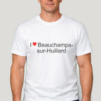 T-shirt I love Beauchamps-sur-Huillard
