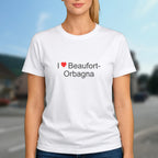 T-shirt I love Beaufort-Orbagna