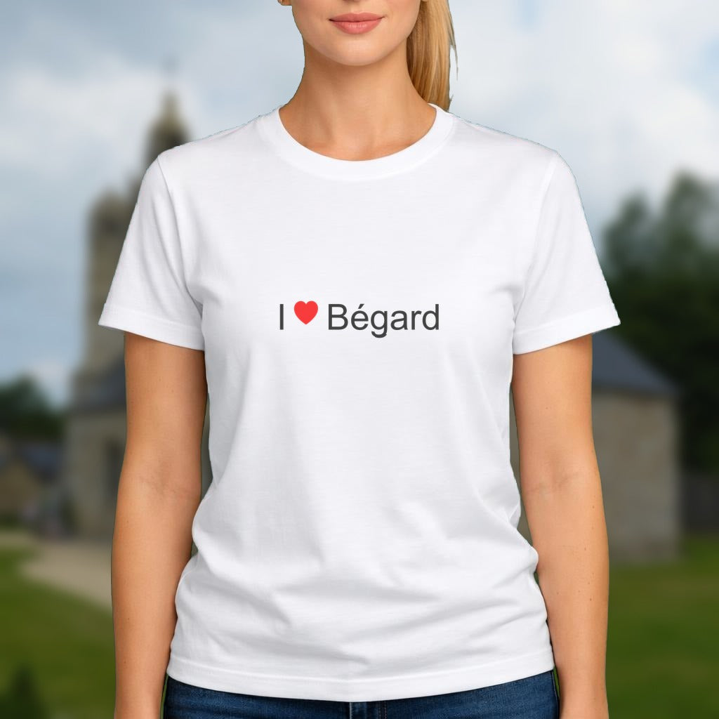 T-shirt I love Bégard