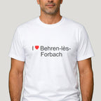 T-shirt I love Behren-lès-Forbach