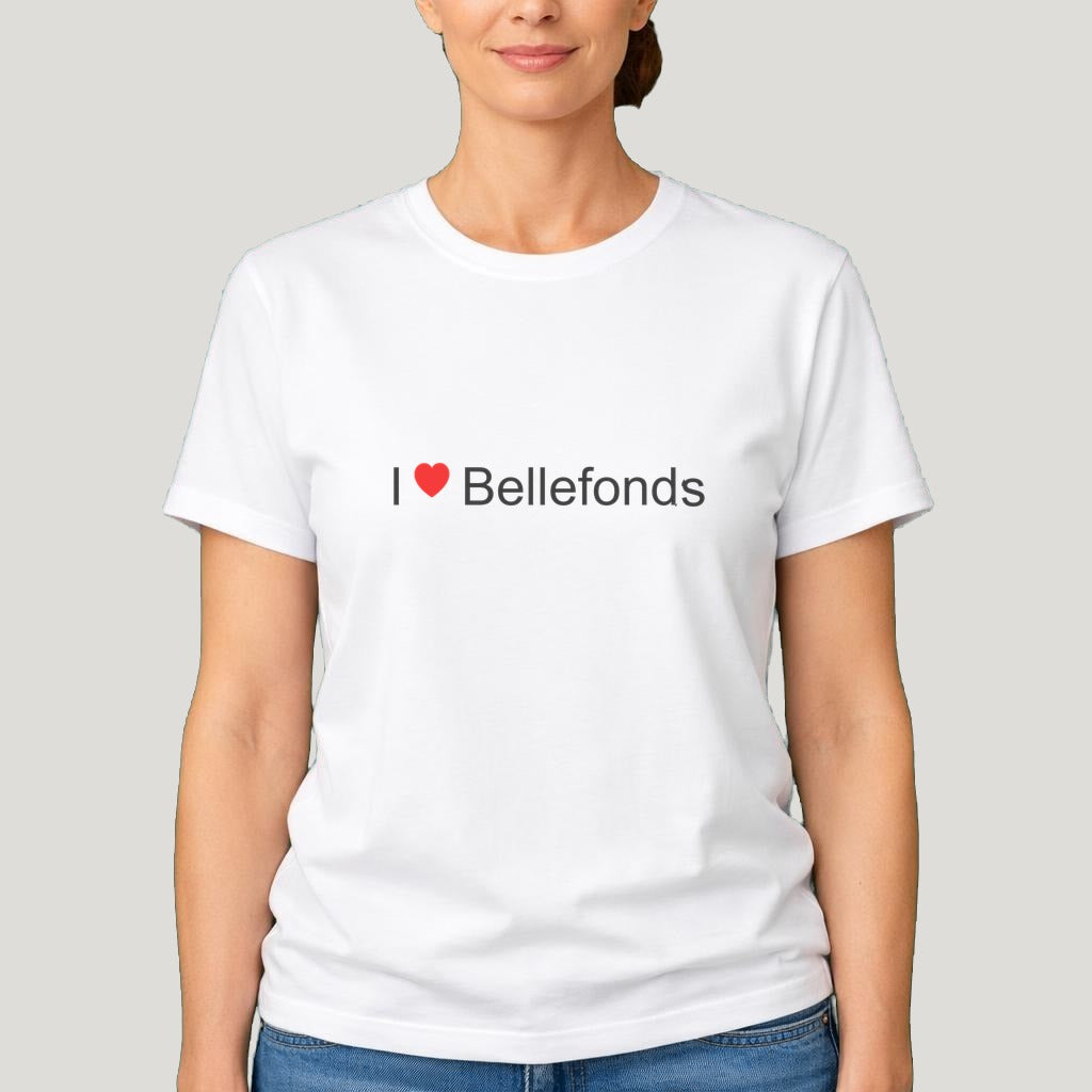 T-shirt I love Bellefonds