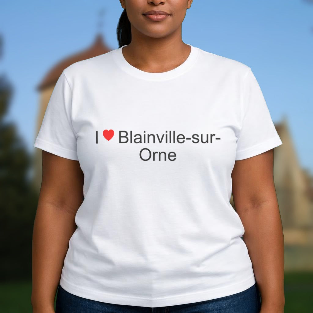 T-shirt I love Blainville-sur-Orne porté