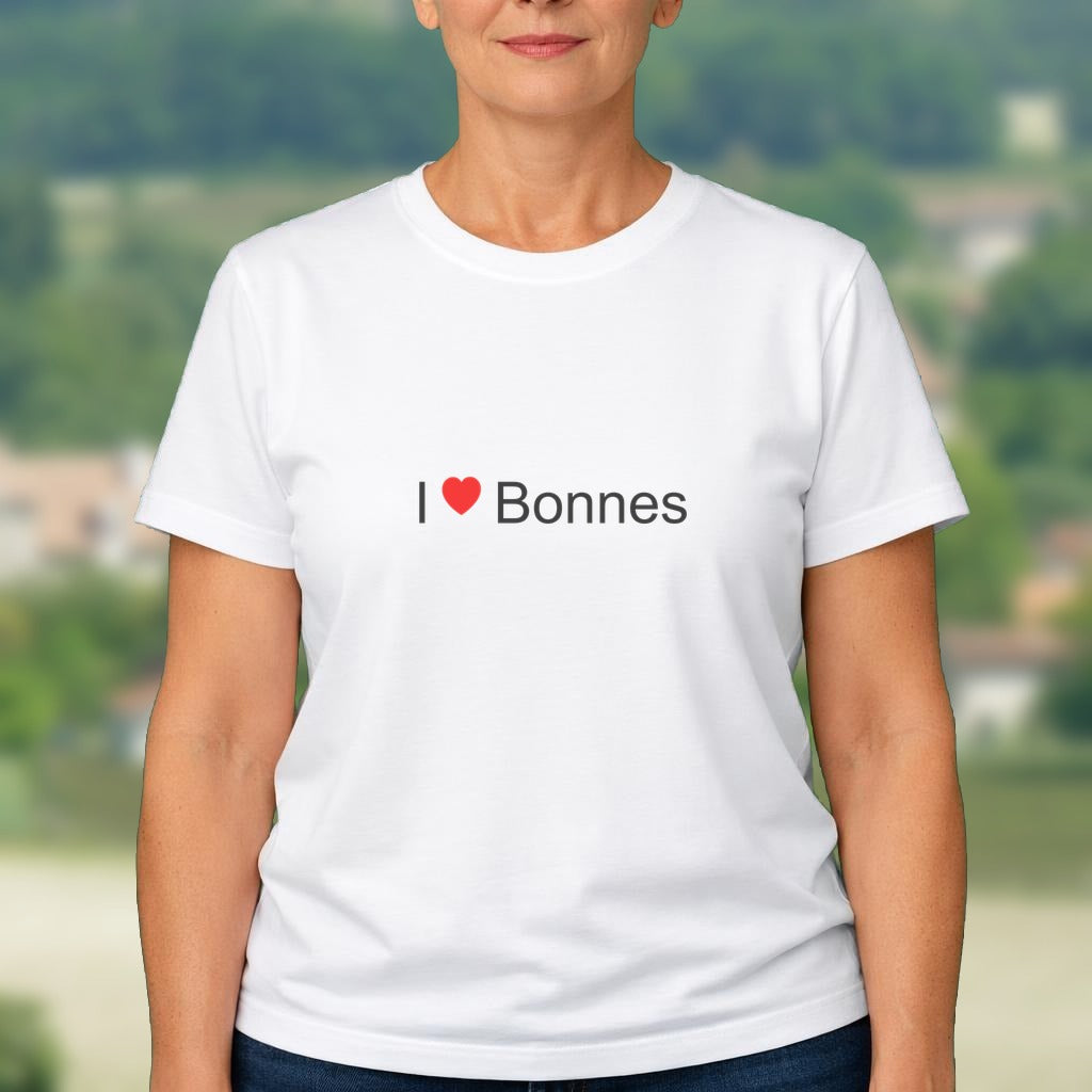 T-shirt I love Bonnes