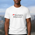 T-shirt I love Boulogne-Billancourt