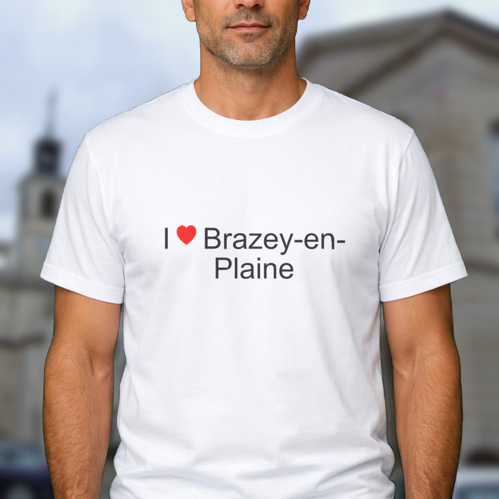 T-shirt I love Brazey-en-Plaine