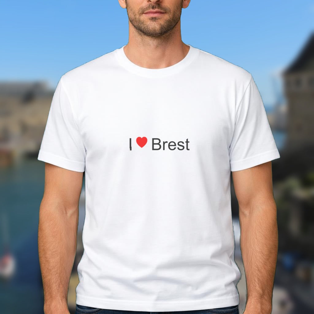T-shirt I love Brest
