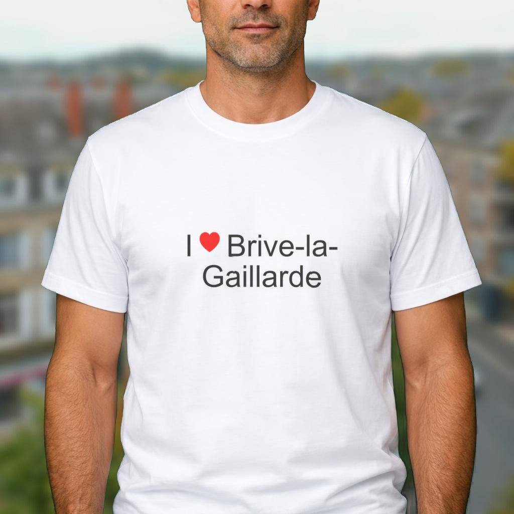 T-shirt I love Brive-la-Gaillarde