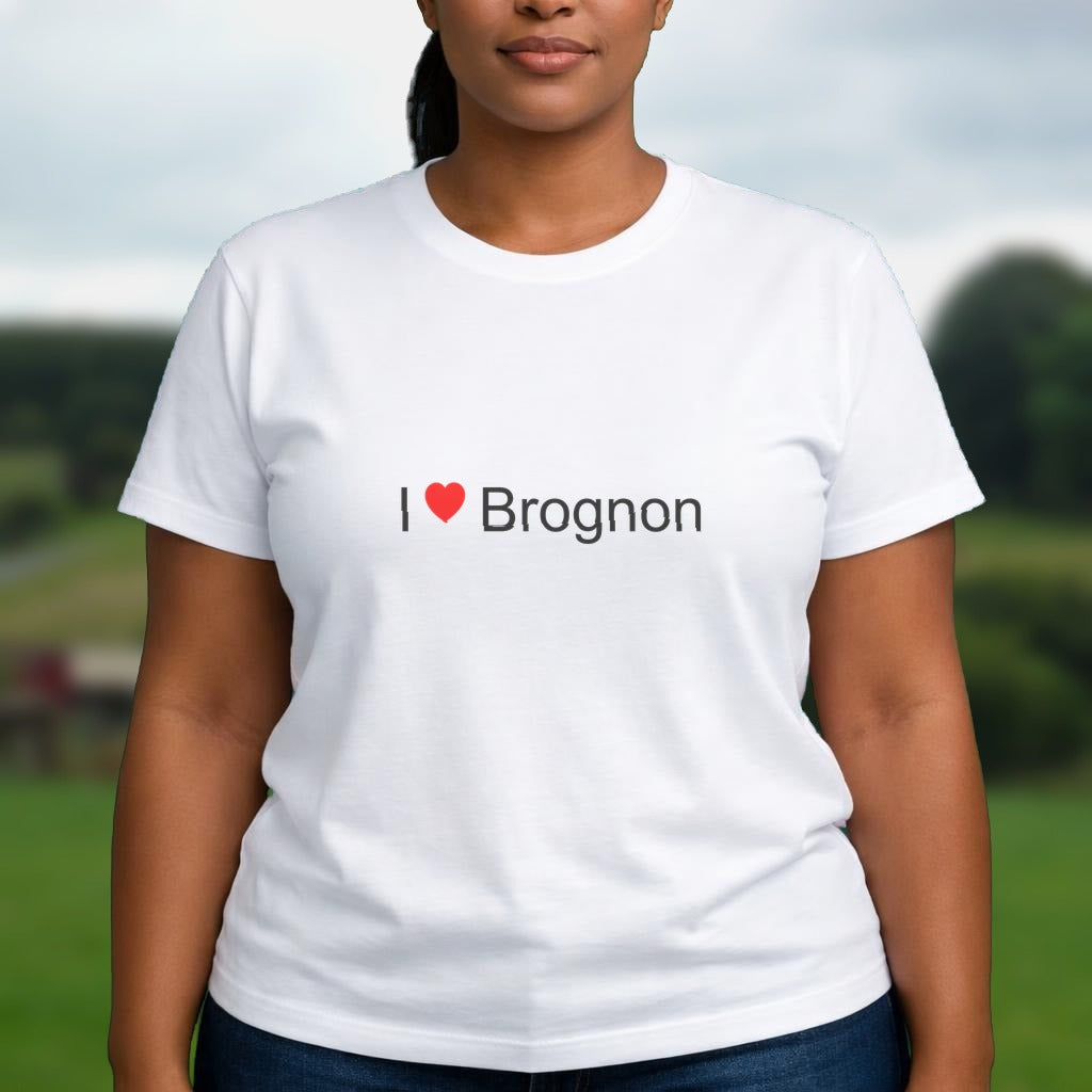 T-shirt I love Brognon (08)