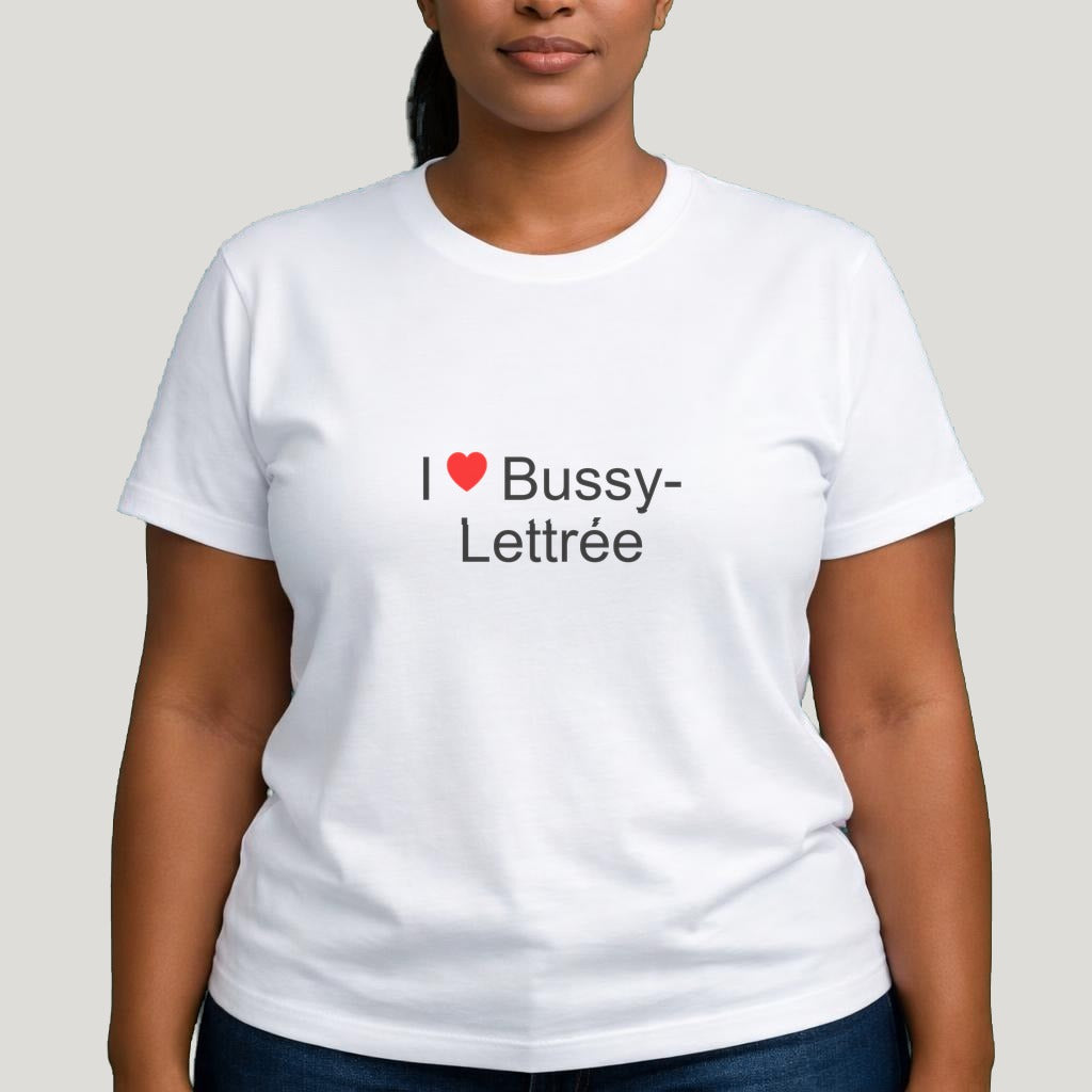 T-shirt I love Bussy-Lettrée