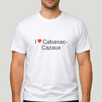 T-shirt I love Cabanac-Cazaux