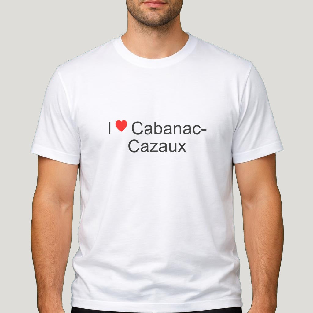 T-shirt I love Cabanac-Cazaux