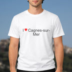 T-shirt I love Cagnes-sur-Mer porté