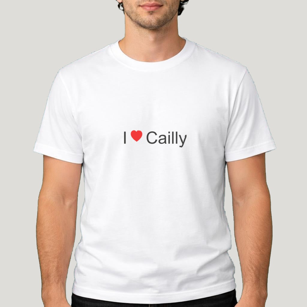 T-shirt I love Cailly
