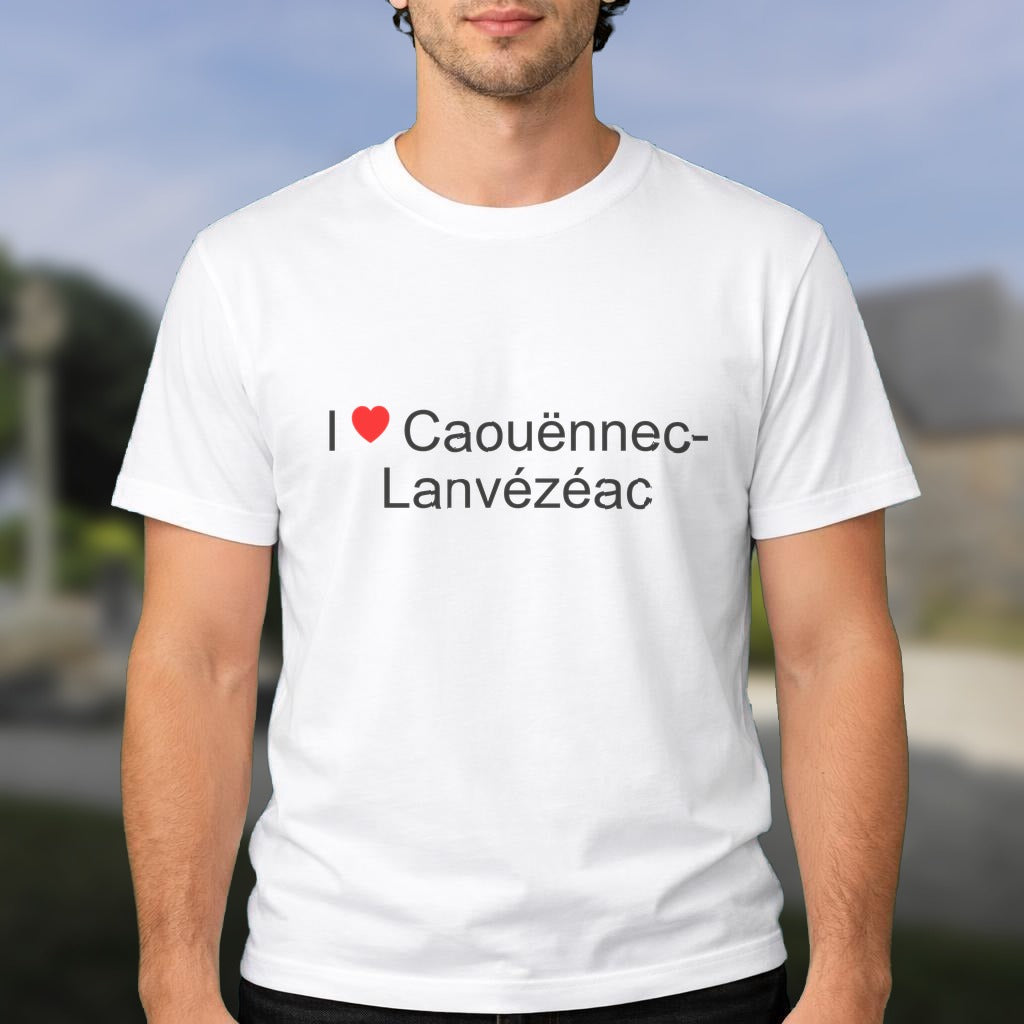 T-shirt I love Caouënnec-Lanvézéac