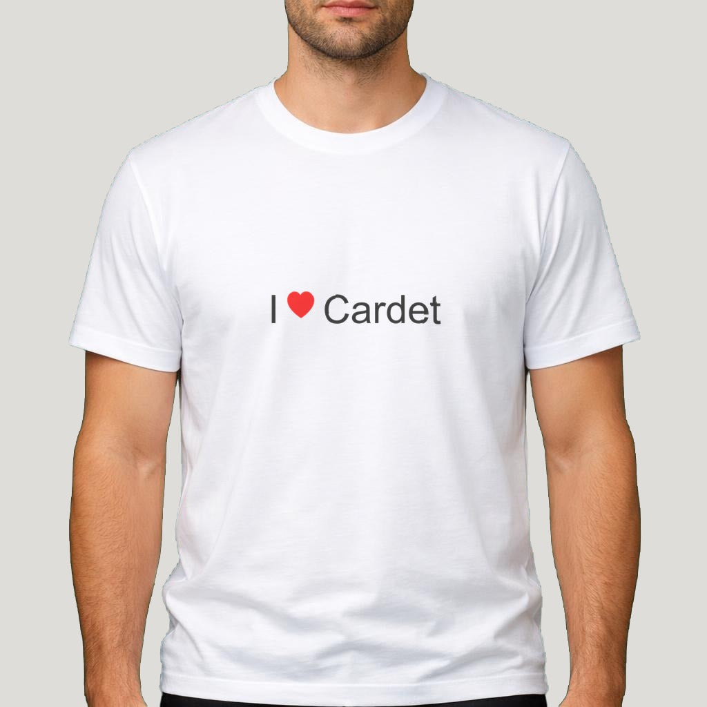 T-shirt I love Cardet