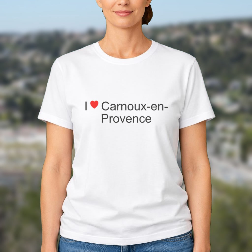 T-shirt I love Carnoux-en-Provence porté